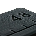 Seadek 48" Routed Ruler - 6MM Brushed Dark Gray/black New. Price: $63.38.
