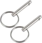 Vturboway 2 Pack Small Quick Release Pin, Diameter 3/16", Usable Length... New. Price: $9.00.