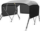Kakit 4 Bow Bimini Top 8 Ft X 67-72 Wide Dark Gray Boat Canopy Mesh Sidewalls New. Price: $149.99.