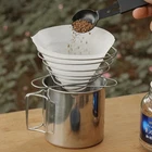 Portable Coffee Dripper Stainless Steel Foldable Pour Over Camping Filter New. Price: $26.99.