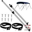 Morningro 2 Pack Adjustable Bimini Rear Support Poles With Pieces Boat Top New. Price: $65.04.