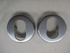 Trioving External Cylinder Rose Pair Of (2) Satin Chrome 5968 Marine Boat Used. Price: $14.95.