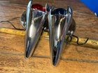 Vintage Chromed Bronze Perko Style Teardrop Running Lights New Wiring/leds/seals Remanufactured. Price: $179.00.