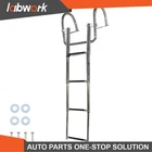 Labwork 4 Steps Pontoon Boat Ladder Stainless Steel Fold Telescoping Rear Entry New. Price: $69.99.