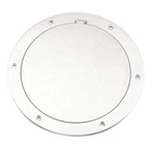 Beckson 6" Smooth Center Pry Out Deck Plate White 6.5" Cut #DP61-W New. Price: $35.93.
