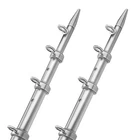 Taco 15' Telescopic Outrigger Poles Hd 1- " Silver/silver OT-0542VEL15... New. Price: $762.51.