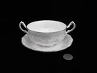 Paragon Melanie 2 Handle Cream Soup Bowl With Underplate Used. Price: $53.34.