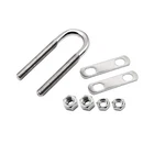 Marine City 1/2" Plate Bow Eye U-bolt 5-1/4" Thread Length 304 Stainless Steel New. Price: $34.41.