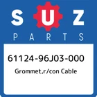 61124-96J03-000 Suzuki Grommet,r/con Cable 6112496J03000, New Genuine Oem Part. Price: $25.28.