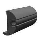 Taco Flexible Vinyl Black Rub Rail 1-1/16" 1-7/8" 50'L New. Price: $374.80.