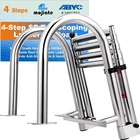 Mojiate 4-STEP Stainless Steel Telescoping Dock Ladder For Steps, M2599 New. Price: $222.76.