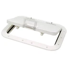 Seachoice 14-3/8 X 10-1/4 Inch White Hinged Deck Hatch For Boats New. Price: $135.57.