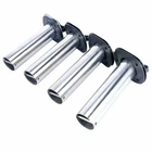 4X Marine Boat Fishing Rod Holder Stainless Steel 15 Degree Flush Mount Pod New. Price: $38.18.