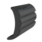 Taco Rigid Vinyl Flex-core Rub Rail 2" 7/8" Black V21-9906BKA60D-1 New. Price: $281.99.