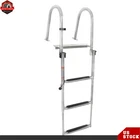 3-STEP Heavy Duty Stainless Steel Boarding Ladder Dual-handle Telescoping New. Price: $88.35.