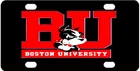 Aluminum License Plate Tag 6'' X 12'' Made Usa For Boston University New. Price: $32.99.