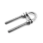 Marine City Fixed Welding Plate Bow Eye Tie Down U-bolt 304 Stainless Steel 3/8" New. Price: $28.00.