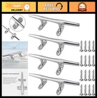 Marine Grade Stainless Steel Dock Cleats 4"-10" Open Base, Mooring & Tie Down Ac. Price: $47.99.