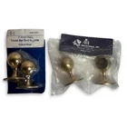PAIR-1" Abi Brass Towel Bar End Mounts 2063BR-TWO Available Used. Price: $30.00.