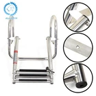 3 Steps Boat Ladder Stainless Steel Telescoping For Marine Swimming Pool New. Price: $78.54.