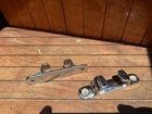 Straight Chock, Polished Stainless Steel, 5" Long New. Price: $10.00.
