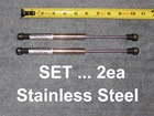 2EA Stainless Steel 10" 40# Rv Trailer Marine Gas Strut Shock Spring Lift Ram New. Price: $49.99.