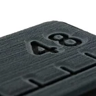 Seadek 48" Routed Ruler 6MM Brushed Dark Gray/black #53584-80067 New. Price: $68.60.