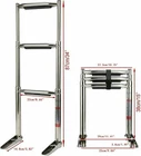 3 Steps Wide Telescoping Boat Stainless Ladder Swim More Durable Pedal New. Price: $49.99.