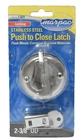 Marpac 7-2271 Locking Stainless Steel Push To Close Latch New. Price: $29.99.