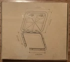 Seaflo Marine Boat Deck Access Hatch And Lid 20 X 18 Black 510MM 460MM New. Price: $69.95.