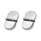 Marine City 316 Stainless Steel D-shape Hinges With Cover Caps 2.9"X1.5" (2 Pcs) New. Price: $24.99.