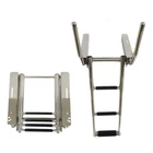 Marine City 4 Step Under Platform Ladder 316 Stainless Steel W/ Handrail New. Price: $326.83.