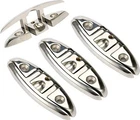 4PCS 6 Inch Stainless Steel Folding Cleat Flip-up Dock For Marine Boat New. Price: $59.99.