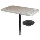 Detmar Removable Rectangular Table Kit With 26" Leg And Flush-mount Receptacle. Price: $95.00.