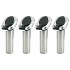 Amarine Made 4 Pcs 30 Degree Stainless Steel Flush Mount Boat Fishing Rod Holder New. Price: $42.99.