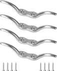 Ouleme 4" 316 Stainless Steel Boat Cleat Marine Screws Kayak Yacht Flagpole 4PK New. Price: $13.99.