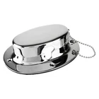 Sea Dog 2-5/16" I.d. Chrome Plated Forged Brass Oval Chain Deck Pipe New. Price: $88.83.