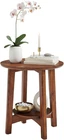 Monterey End Tables 20" Round Side With Floating Shelf Mid-century Mod New. Price: $309.99.