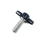 3/8" Thumb Screw Bolts Black Wing Clamping Knob Hand Grip Stainless Steel New. Price: $13.95.