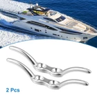 2PCS 2-1/2 Inch Stainless Steel Flagpole Cleat Hook For Marine Boat Ship New. Price: $20.99.