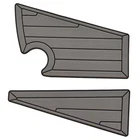 Cruisers Boat Non-skid Head Mats V2828000 238 Seadek Gray (set Of 2) New. Price: $155.87.