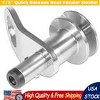 1/2'' Quick Release Boat Fender Holder Mount Cleat Hook Universal 316 Stainless New. Price: $42.00.