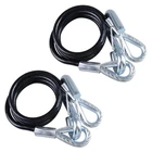 5/16" X 44-1/2" Grade 30 Steel Black Boat Trailer Safety Chain With Spring ... New. Price: $21.32.