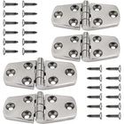 Laorde 316 Stainless Steel Hinges Marine Grade 3" X 1.5 0.2, Silver New. Price: $39.99.