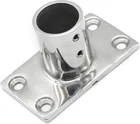 Boat Hand Rail FITTING-90 Degree Inch Rectangular Base-marine 316 Stainless New. Price: $25.99.