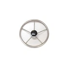 230115 15" 6-SPOKE Stainless Steering Wheel W/plastic Center Cap New. Price: $171.22.