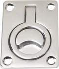 Perko 0575DP0CHR Chrome Plated Bronze 2" X 2-5/8" Flush Lifting Pull Ring New. Price: $53.95.