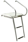 Seachoice Deluxe Universal Swim Platform With Slide Mount Telescoping Ladder New. Price: $432.84.