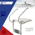 With Telescoping 3-STEP Stainless Steel Ship Ladder Platform Marine Usa New. Price: $107.92.
