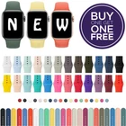 Silicone Band Strap For Apple Watch Series 1/2/3/4/5/6/SE Sports 38/40/42/44MM New. Price: $5.99.